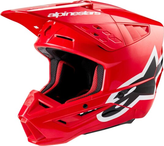 Alpinestars S-M5 Corp 2024 Motocross Hjelm XS Rød Alpinestars S-M5 Corp 2024 Motocross Hjelm XS Rød