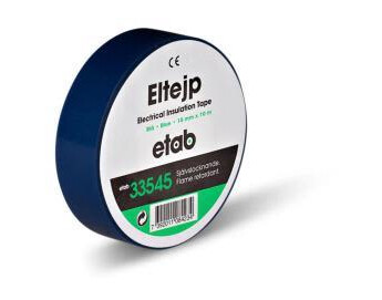 etab 33545 Plasttape 15 mm x 10 m blå Maskintilbehør & forbruk