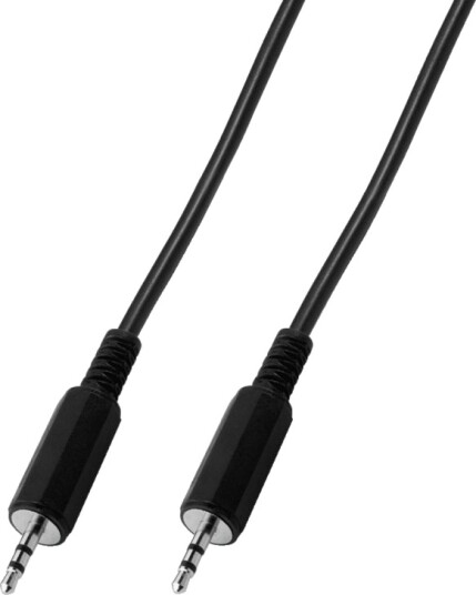 Monacor Acs 235 3.5Mm Hankjønn 3.5Mm Hankjønn 2 M Svart