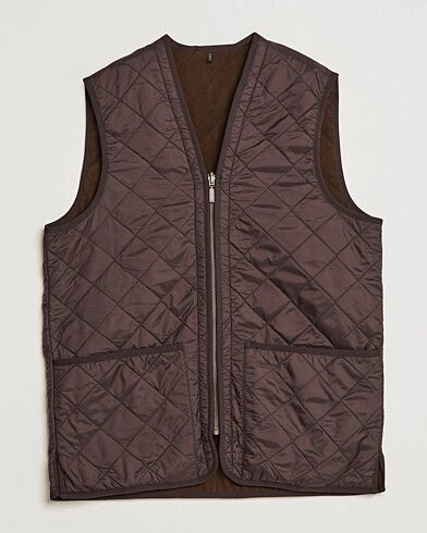 Barbour Lifestyle Quilt Waistcoat/Zip-In Liner Brown Barbour Lifestyle Quilt Waistcoat/Zip-In Liner Brown