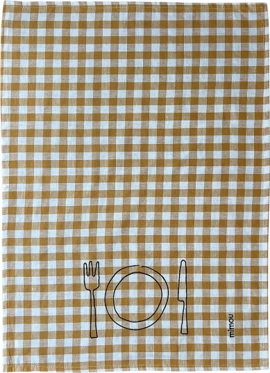 Mimou Tehåndkle Plate Beige Mimou Tehåndkle Plate Beige