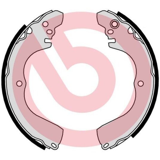 Bremsesko sett BREMBO S 54 525