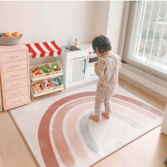 Sagababy Gulvteppe Rainbow 120x160cm Sagababy Gulvteppe Rainbow 120x160cm