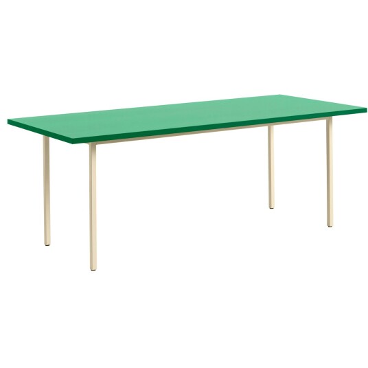 Hay Two Colour Bord 200x90 cm Ivory / Green Mint