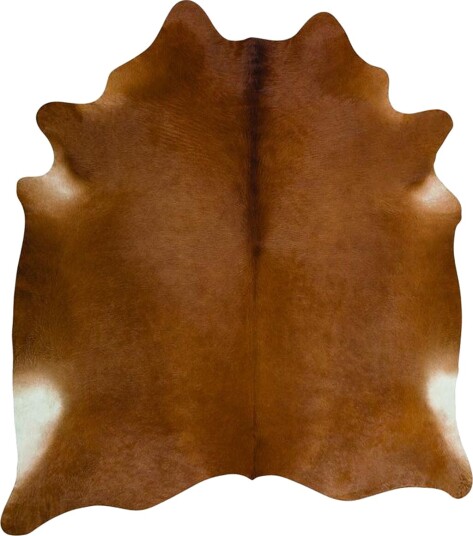Premium Naturlige Kuskinn   Brun 180x220 cm