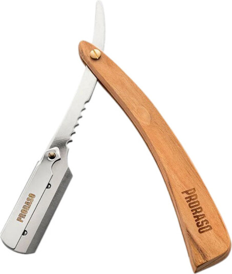 Proraso shavette med treskaft
