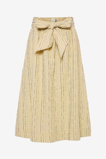 Yas Skjørt yasMellow HW Long Skirt S. Gul