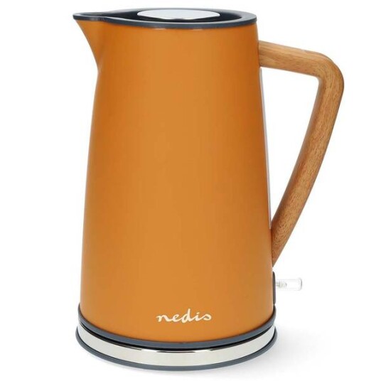 Nedis Soft-Touch Vannkoker 1,7L 2200W Oransje Roterbar 360 grader Nedis Soft-Touch Vannkoker 1,7L 2200W Oransje Roterbar 360 grader