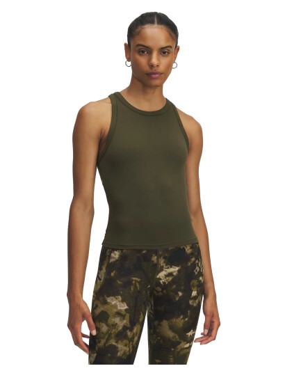 Under Armour Motion High Neck Tank - Khaki green - XXL