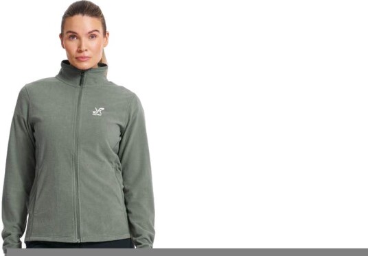Revolutionrace Dame Overdeler Fleece & midlayers Hiker Full zip Fleece Dame Balsam Green L
