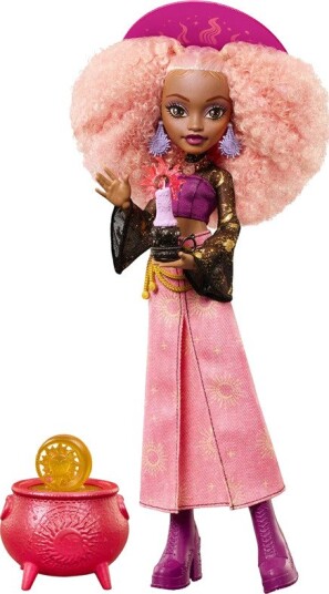 Monster High Moonspell Magic By Rae Lumina Fashion Doll Sun Witch With Accessories Pink ONE SIZE Monster High Moonspell Magic By Rae Lumina Fashion Doll Sun Witch With Accessories Pink ONE SIZE