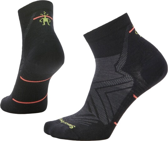 Smartwool Run Zero Cushion Ankle Socks Black L ( 42-45 )