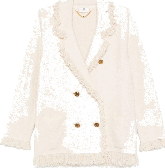 Elisabetta Franchi Dame Jakker Gul M, Elisabetta Franchi Dame Jakker Gul M,