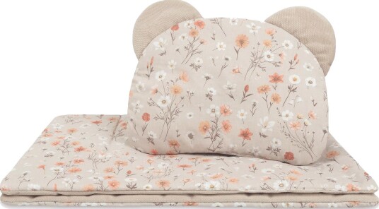 Sensillo Vognsett med Dyne og Pute 56x76cm 36x28cm Beige