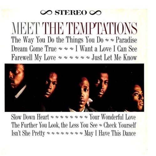 The Temptations Meet The Temptations original Mono Master LP/Vinyl