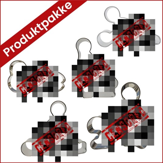 Pepperkakeformer Voksen Sett/5 Pepperkakeformer Voksen Sett/5
