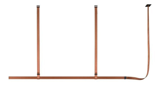 Flos Belt Fabric Pendel Copper Brown