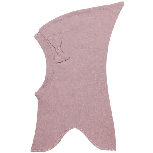 Racing Kids top balaclava 1 layer cotton with bow – dusty rose XL