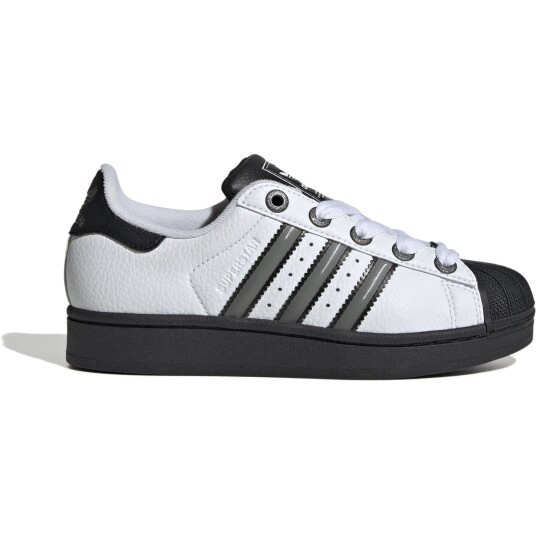 Adidas Originals Ftwr White/Matte Silver/Core Black Superstar Ii J Sneakers 36