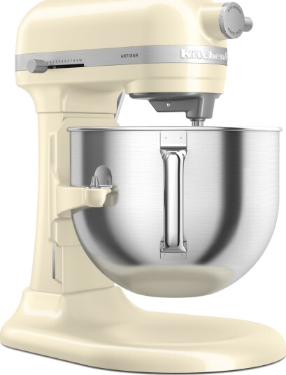 KitchenAid Artisan 6,6 L Kjøkkenmaskin med Bolleløft i Krem 5KSM70SHXE