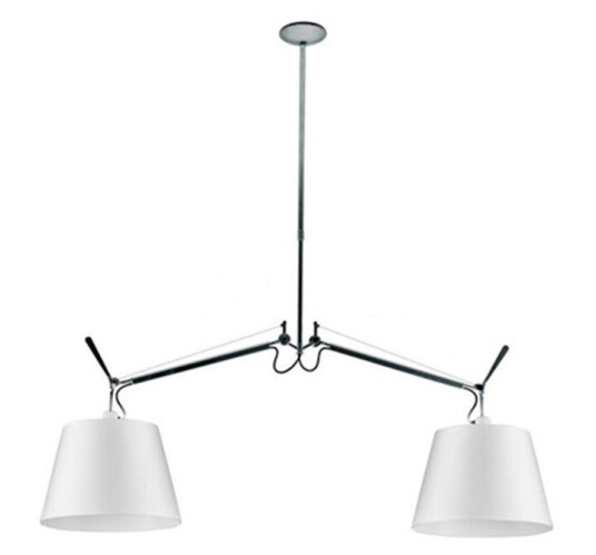 Artemide Tolomeo Basculante Taklampe Sateng Ø360