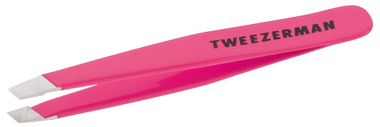 Tweezerman Mini Slant Tweezer Neon Pink Tweezerman Mini Slant Tweezer Neon Pink