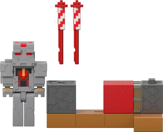 Minecraft Redstone Charged Protector's Firework Launcher Pack Grey
