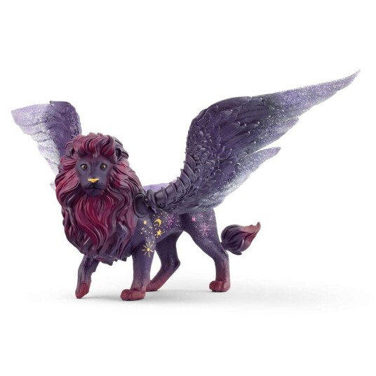 Schleich Bayala Måneløve Lilla Figur 10 cm - Lys i Mørket