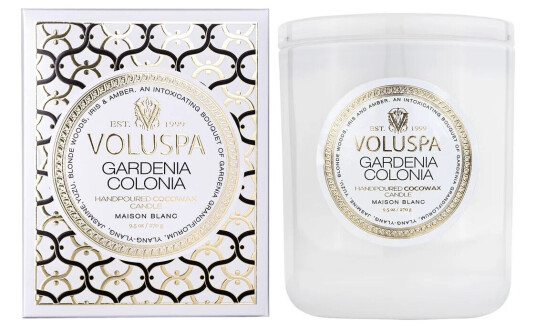 Voluspa Classic Maison Blanc duftlys 60 timer Gardenia Colonia