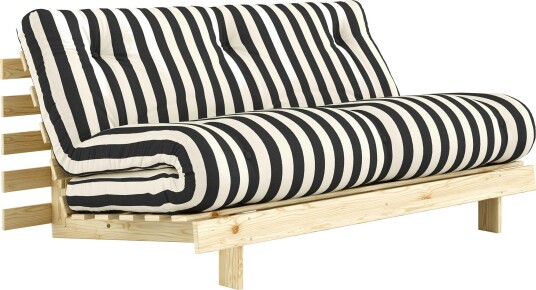 Roots Sovesofa 160x200 cm Sort / Hvit