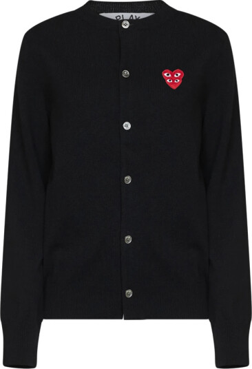 Comme des Garçons Play Dame Strikkevarer Svart L,