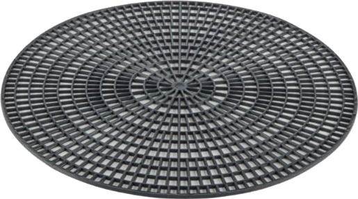 Anti skli Matte Til Serveringsbrett Ø35,5cm Sort