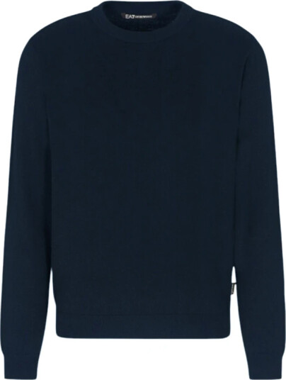 Emporio Armani EA7 Herre Strikkevarer Blå S, Emporio Armani EA7 Herre Strikkevarer Blå S,