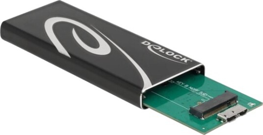 Delock - Lagringspakke - M.2 - 1 Kanal - M.2-Kort - Usb 3.2 (Gen 2) - Svart