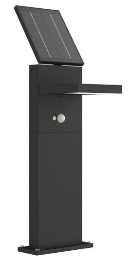 Lucande Solcelle-LED-veilampe Silvan med sensor, 60 cm