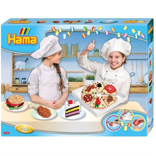 Hama Iron on bead set - Snacks 4000 pcs.