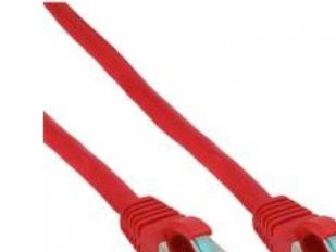 Inline 76850R 0,5 M Cat6a S/Ftp S-Stp Rj-45 Rj-45 Rød