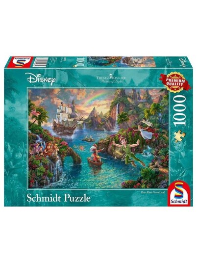 Schmidt Puzzle - Thomas Kinkade: Disney Peter Pan (1000 p Schmidt Puzzle - Thomas Kinkade: Disney Peter Pan (1000 p