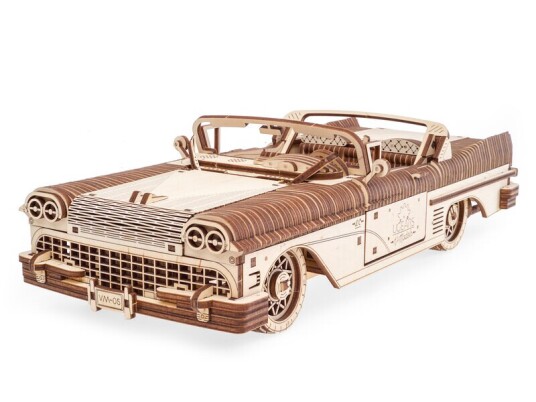 Ugears 3D-puslespill i tre – Cabriolet Ugears 3D-puslespill i tre – Cabriolet