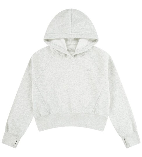 Abercrombie & Fitch Hettegenser Lysegrå Melert Abercrombie & Fitch 13 14 år 158 164 Hettegenser