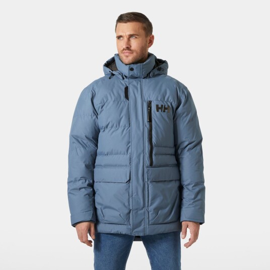 Helly Hansen Herre Tromsoe Vinter Jakke Med Hette Marineblå 2xl