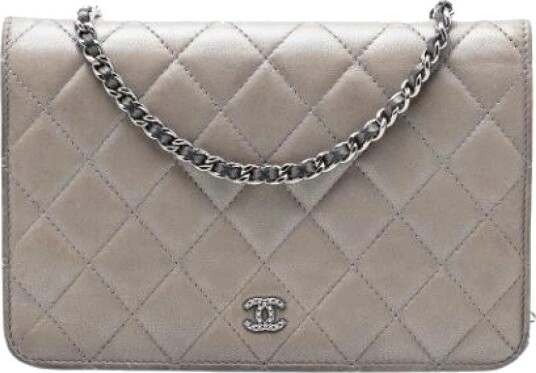 Chanel Vintage Dame Pre owned Grå ONE SIZE,