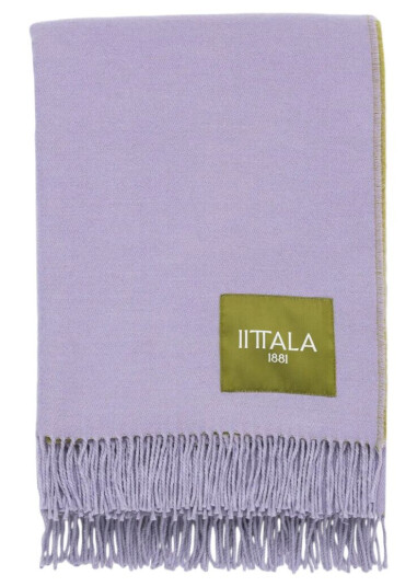 Iittala Play pledd 130x180 cm Lilla-oliven Iittala Play pledd 130x180 cm Lilla-oliven