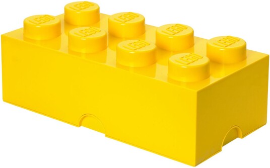 LEGO Oppbevaring 8 Gul LEGO Oppbevaring 8 Gul