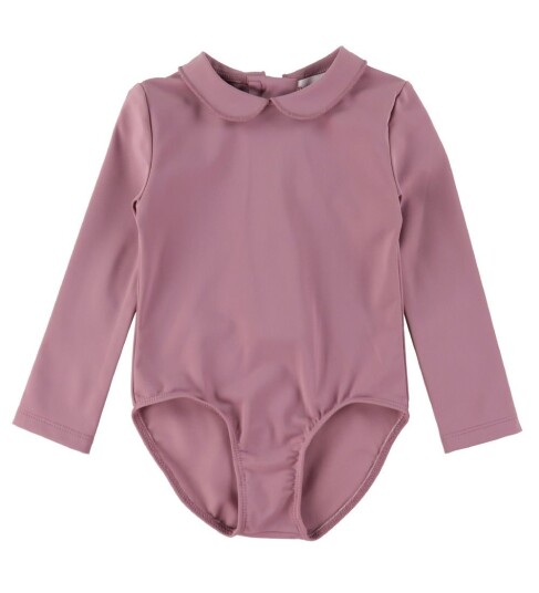 Petit Crabe Badedrakt UV50+ Heather m. Krage Petit Crabe 9 10 år 134 140 Badetøy Lilla