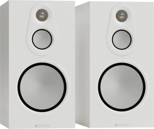Monitor Audio Silver 100 8G - Matt hvit Stativhøyttalere, 3-veis