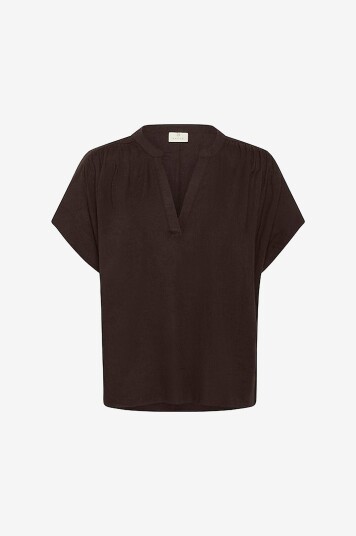 KAFFE Bluse kaMilia Wing SL Blouse Brun KAFFE Bluse kaMilia Wing SL Blouse Brun