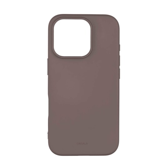 ONSALA Bakside Sil Touch Resirkulert MagSerie iPhone 16 Pro Chocolate