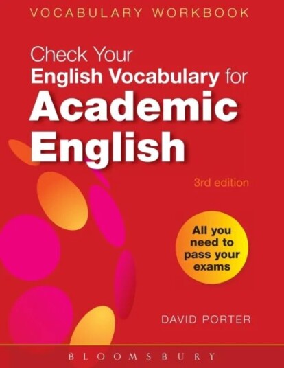 Check Your Vocabulary For Academic English Av David Porter