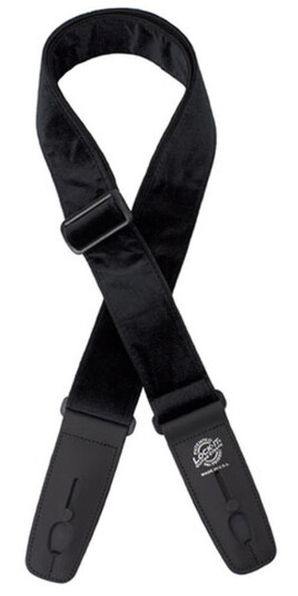 D'Andrea Lock-It Strap 2" Crushed Valvet Svart